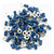 XScorpion Ring Terminal 14/16ga. #10 - Blue (100 pack) - RTT10B
