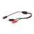 STINGER 1000 SERIES 1)MALE(2)FEMALE Y-ADAPT (6") - SI12YF