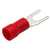 XScorpion Spade Terminals - #10 18/22ga. - Red (100 pack) - ST10R