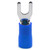 XScorpion Spade Terminals - #8 14/16ga. - Blue (100 pack) - ST8B