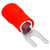 XScorpion Spade Terminals #8 - 18/22ga. - Red (100 pack) - ST8R