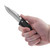 SOG Traction Folding Knife 3.5" Clip Point Plain Blade Black GRN Handles - TD1011-CP