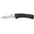 SOG Traction Folding Knife 3.5" Clip Point Plain Blade Black GRN Handles - TD1011-CP