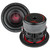 Audiopipe 8" Quad Stack Woofer 500W RMS/1000W Max Dual 4 Ohm Voice Coils - TXX-BDC-IV-8