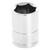 Performance Tool 3/8" Drive 9/16" SAE 6-Point Socket - W38018