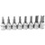 Performance Tool SAE Hex Bit Socket Set 3/8" Drive (8 Piece) - W38870