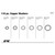 Performance Tool SAE Copper Washer Assortment (110 Piece) - W5217