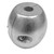 Performance Metals 1/2" Streamlined Shaft Anode - Aluminum - C0500A