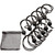 Whitecap Jaw Bungee - 12" Elastic Cord w/1" Jaw Ball - 10-Pack - JB-100716B