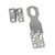 Whitecap Swivel Safety Hasp - CP/Brass - 1" x 3" - S-0579C