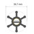Albin Group Premium Impeller Kit - 39.7 x 12 x 19.2mm - 6 Blade - Pin Insert - 06-01-002