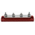 Bluewater Common Stud Busbar 4 Gang - Red - 312303-B-025