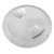 Sea-Dog Quarter-Turn Textured Deck Plate w/Internal Collar - White - 6" - 336362-1