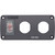 Blue Sea 4364 Water Resistant USB Accessory Panel - 15A Circuit Breaker, 2x Blank Apertures - 4364