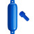 Polyform G-3 Twin Eye Fender 5.5" x 19" - Blue w/Adapter - G-3 BLUE W/AIR ADAPTER