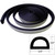 TACO Weather Seal - 10'L x ⅜"H x 5/8"W - Black - V30-0109B10-1
