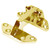 Whitecap Standard Hatch Hinge - Polished Brass - 2-5/8" x 3-1/8" - S-0990BC