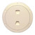Beckson 6" Smooth Center Screw-Out Deck Plate - Beige - DP60-N