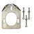 Tigress Medium Rod Holder Backing Plate - 88525-1