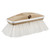 Star brite Deluxe White Stiff Heavy Duty 8" Brush Head w/Bumper - Dual Connection - 40163