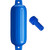 Polyform G-4 Twin Eye Fender 6.5" x 22" - Blue w/Adapter - G-4 BLUE W/AIR ADAPTER