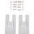 Fortress FX-23 - Mud Palm Set - Pair - FX-23 MUDPALMSET