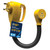 Camco Power Grip RV 12" 30Amp Circuit Analyzer Dogbone - Integrated Surge Protection - 55461
