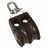 Barton Size 2 35mm Plain Bearing Pulley Block Double w/Swivel - N02230