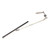 Sea-Dog Manual Windshield Wiper - Machined Brass Chrome Plated - 412601-1