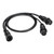 Humminbird 14 M ID SIDB Y - SOLIX/APEX Side Imaging & 2D Splitter Cable - 720111-1