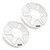 Fusion Apollo 6.5" Shielded White Speaker Grilles (Pair) - 010-13290-11