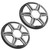 Fusion Apollo 7.7" Sports Grey Speaker Grilles (Pair) - 010-13291-00