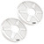 Fusion Apollo 8.8" Shielded White Speaker Grilles (Pair) - 010-13292-11
