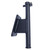 Panther 5" Set Back Transom Mount Bracket - Black - Powder Coat - KPS50B