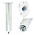 Tigress 3 Hole Swivel Oval Head Rod Holder - 0 Degree - 10-1/2" - 88522