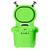 LAKA Coolers 30 Qt Cooler w/Telescoping Handle & Wheels - Lime Green - 1083