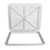 Beckson 18x21 Rectangular Hatch - White - ASA Material Acrylonitrile Styrene Acrylate - HT1821AW
