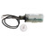 TALOS Remote Housing Lightning Detection System w/10' Cable - White Round Indicator w/Translucent Housing - SFD1000R-T1-WO-WH-10FT