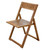 Whitecap Folding Slat Chair - Teak - 63059