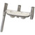 Tigress Offset Triple Rod Holder w/Cup Holders - Starboard Side - Polished Aluminum - 88148-1