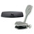 PTM Watersports Mirror/Bracket Kit w/VR-140 PRO Mirror & ZXR-360 (Silver) - P12848-2360TEBCL