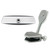 PTM Watersports Mirror/Bracket Kit w/VR-140 Elite Mirror & ZXR-300 (Silver) - P12848-1300TEBCL