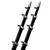 TACO 15' Black/Silver Outrigger Poles - 1-1/8" Diameter - OT-0442BKA15