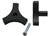 AP Products - Window Knob Long 2 W/screw  Black 1/ctn - APP013-513