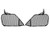 DV8 Offroad - 10c 4runner Rear Window Molle Panels Black - DVEMPT3-01