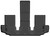 Husky Liner - 2023 Highlander 3rd Seat Floor Liner Black - HSL19791