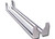 Blackhorse Off Road - 97c Express 1500 Commercial Running Boards Silver - RUN102SS