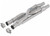 Borla Exhaust - 1522 Mustang Gt 5.0l At/mt Rwd 2dr 2.50in Replacement Pipe Xpipe - 60662