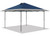 E-Z Up - Spectator Oneup 13ft Shelter N.blue Top C.gray Frame - SCCG13NB