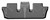 Husky Liner - 24c Grand Highlander Weatherbeater 3rd Row Floor Liner Black - 16651